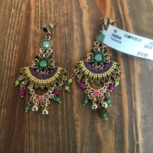 Colorful Chandelier Earrings